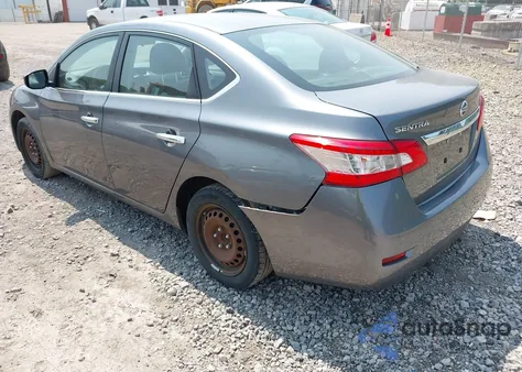 2015 Nissan Sentra S из США, поврежденный, VIN 3N1AB7AP3FY343714